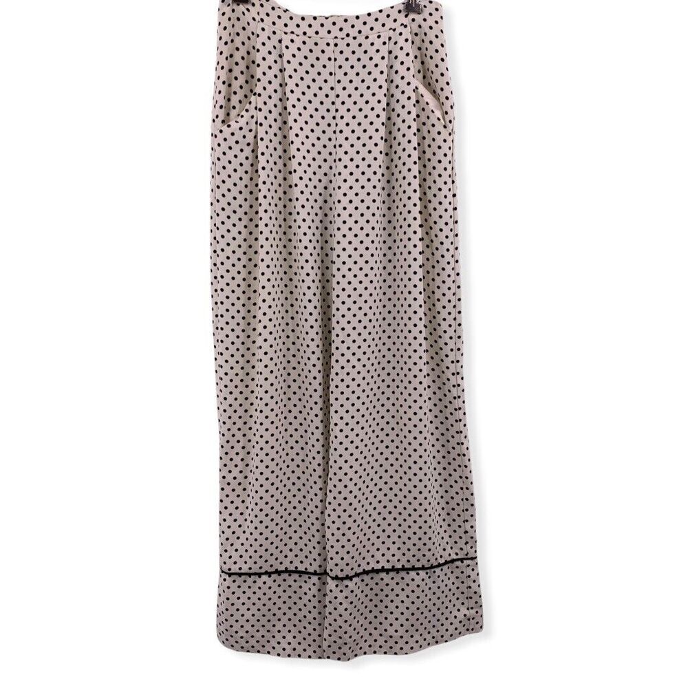 Topshop Polka Dot Wide Leg Pant